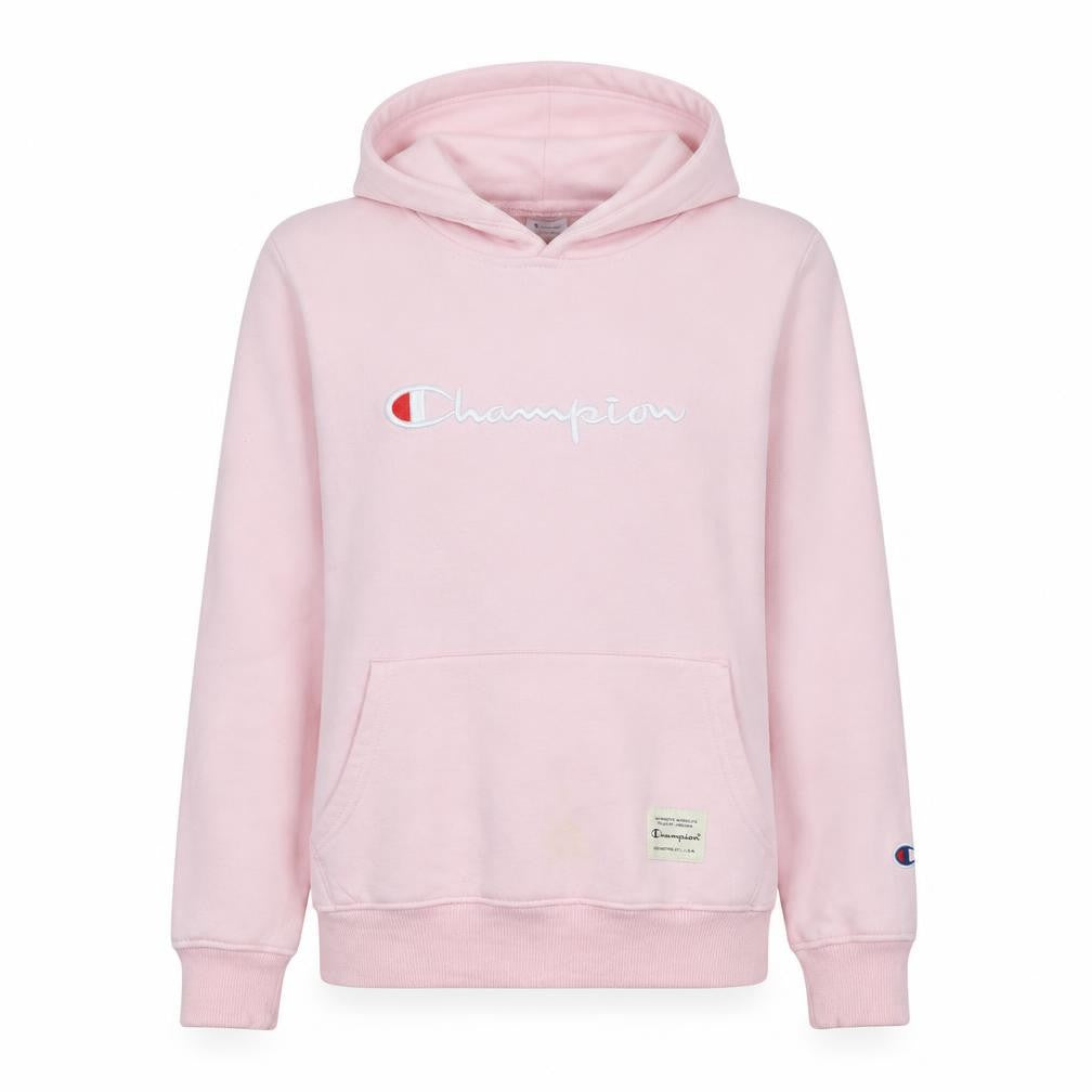 Womens UK Size M Champion Pink Pullover Hoodie