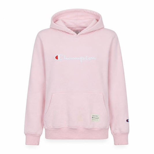 Womens UK Size M Champion Pink Pullover Hoodie