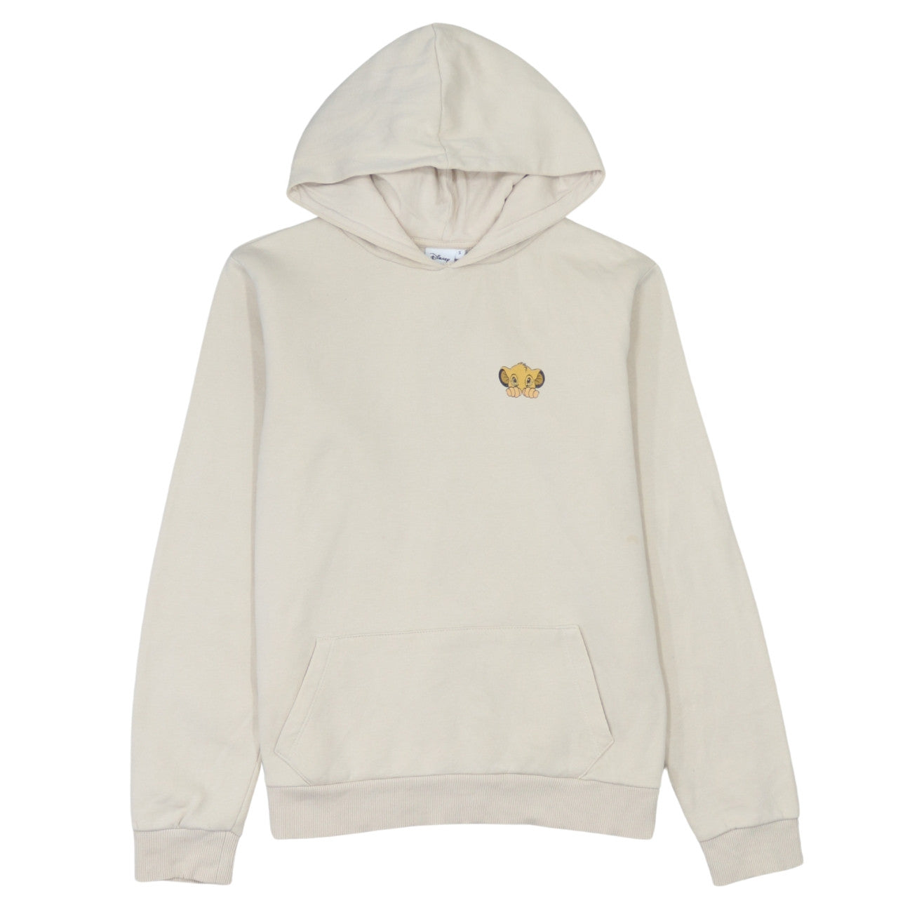 Womens UK Size S Disney Beige Pullover Hoodie