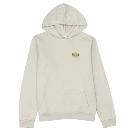 Womens UK Size S Disney Beige Pullover Hoodie