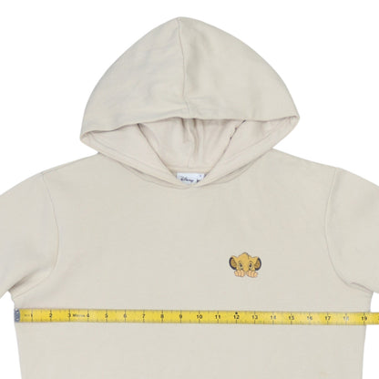 Womens UK Size S Disney Beige Pullover Hoodie