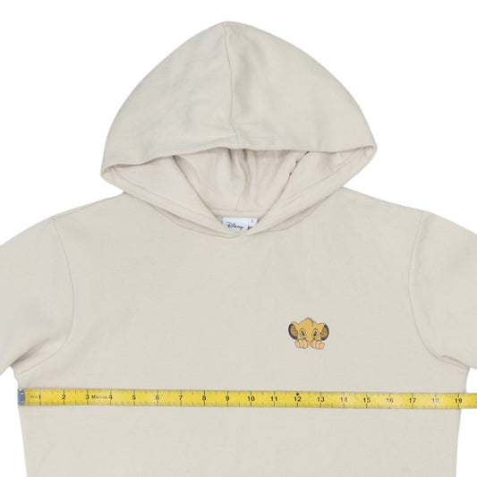 Womens UK Size S Disney Beige Pullover Hoodie