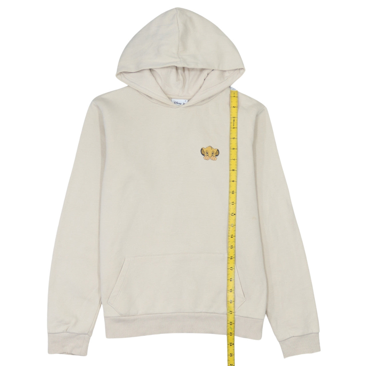 Womens UK Size S Disney Beige Pullover Hoodie