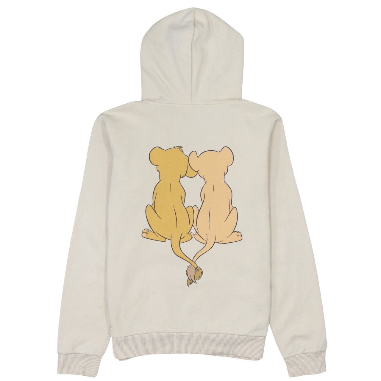 Womens UK Size S Disney Beige Pullover Hoodie