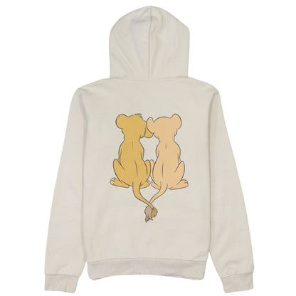 Womens UK Size S Disney Beige Pullover Hoodie