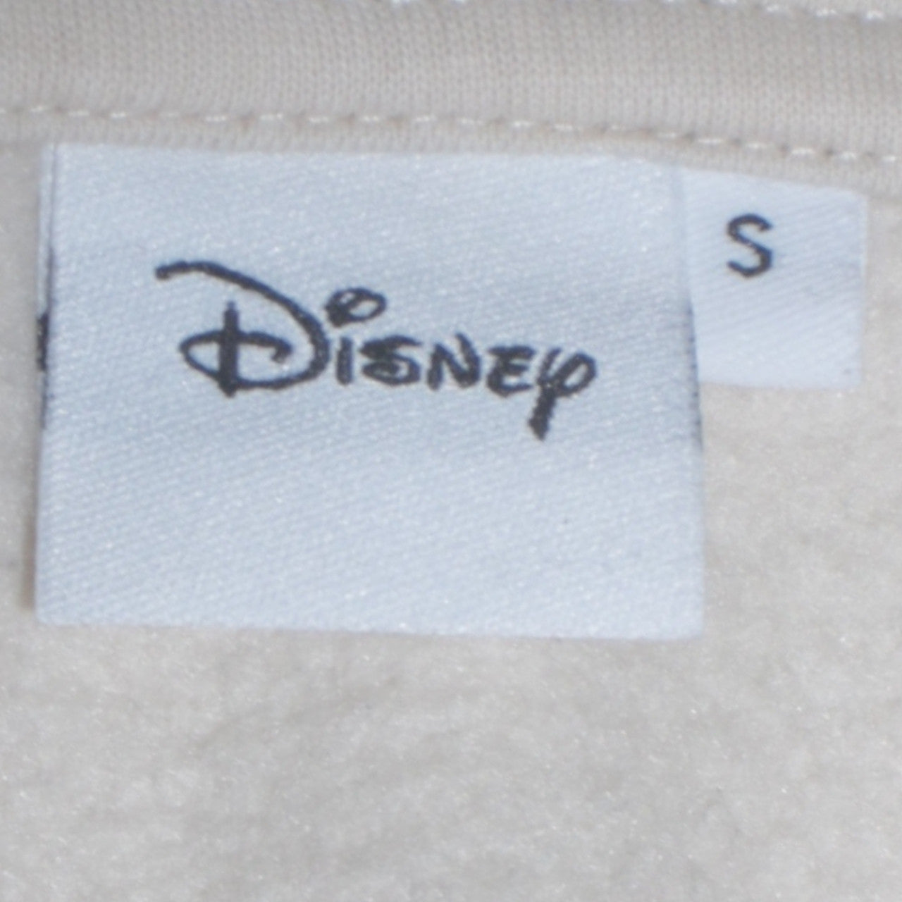 Womens UK Size S Disney Beige Pullover Hoodie