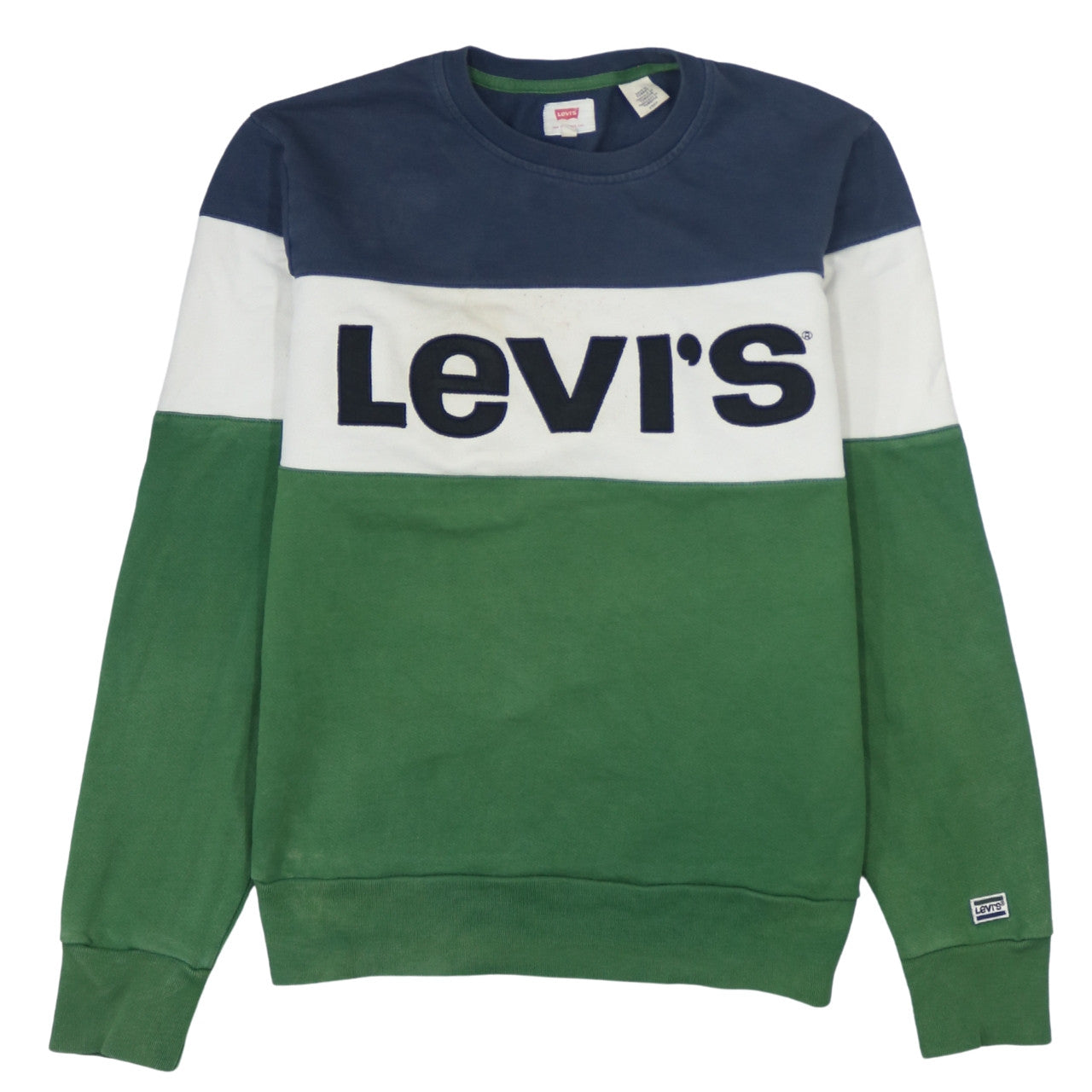 Mens UK Size S Levi's Multicoloured Pullover Sweatshirt
