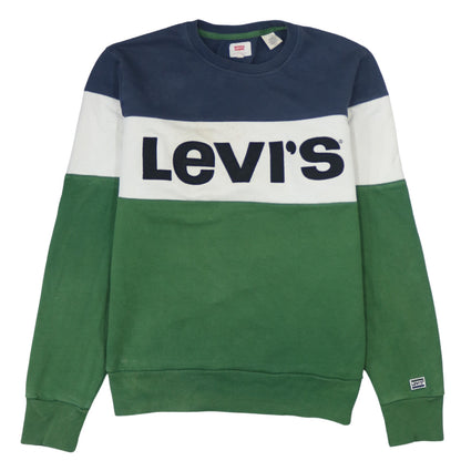 Mens UK Size S Levi's Multicoloured Pullover Sweatshirt