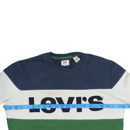 Mens UK Size S Levi's Multicoloured Pullover Sweatshirt