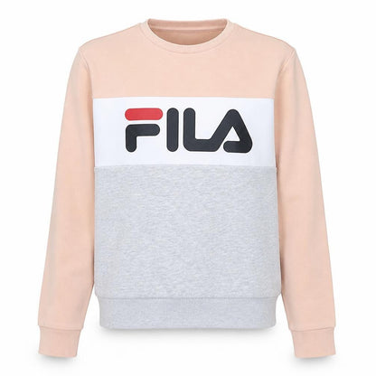 Womens UK Size XS FILA Beige Pullover Sweatshirt