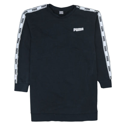 Puma Womens Black Logo Long Sleeve Sweatshirt Size L