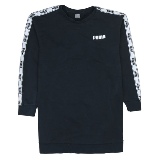 Puma Womens Black Logo Long Sleeve Sweatshirt Size L