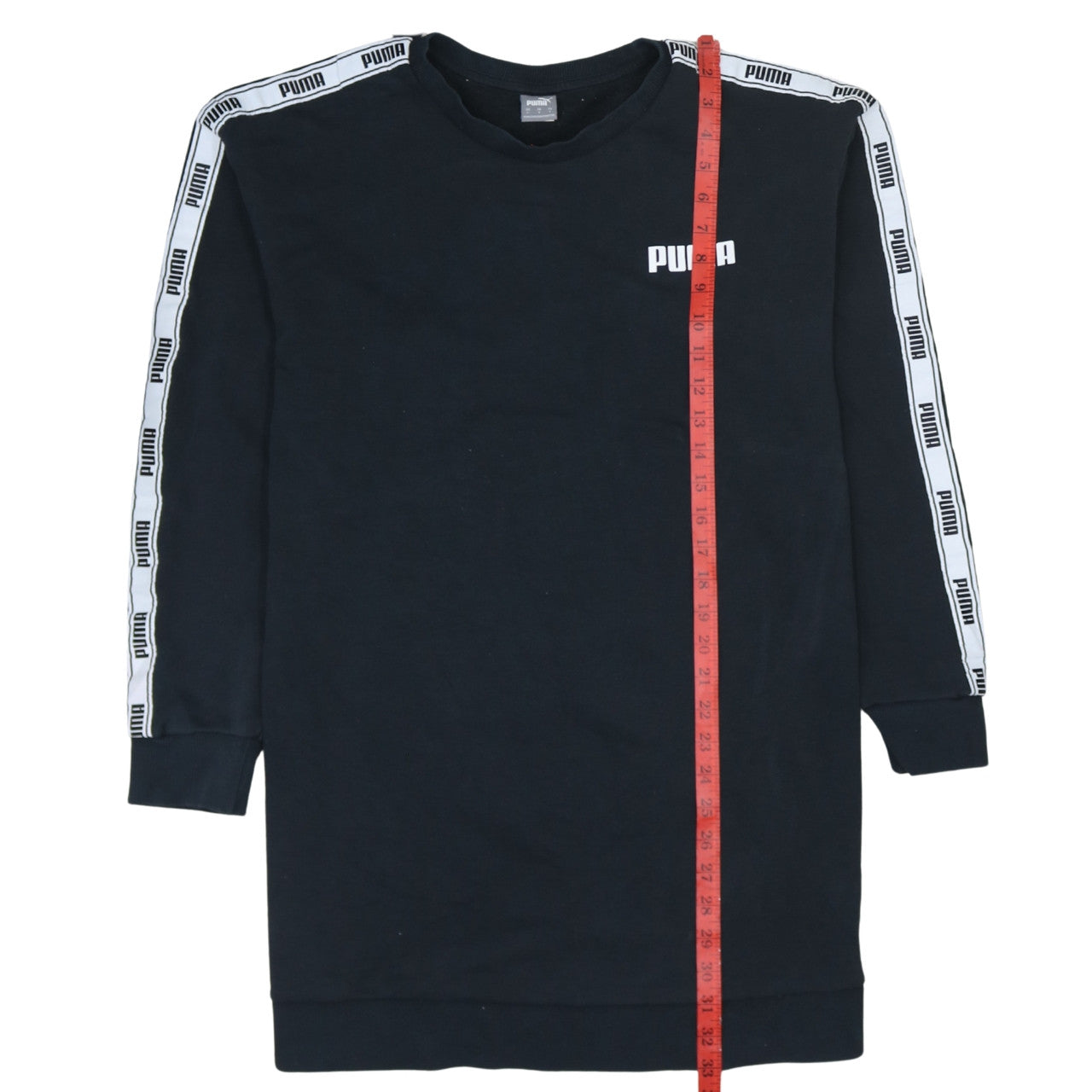 Puma Womens Black Logo Long Sleeve Sweatshirt Size L