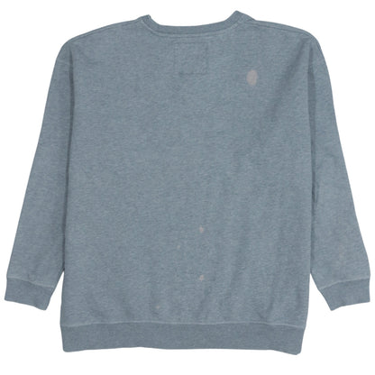 Tommy Hilfiger Men’s Grey Pullover Sweatshirt M Logo Graphic