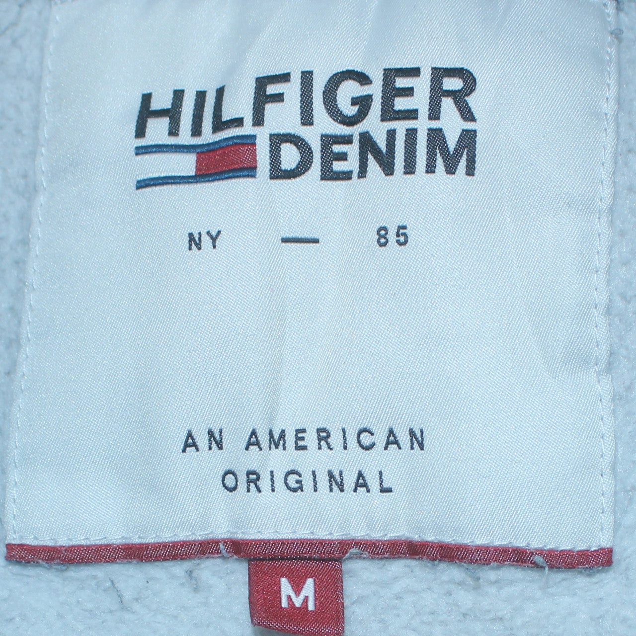 Tommy Hilfiger Men’s Grey Pullover Sweatshirt M Logo Graphic