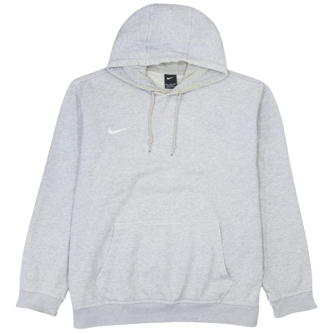 Mens UK Size 2XL Nike Grey Pullover Hoodie