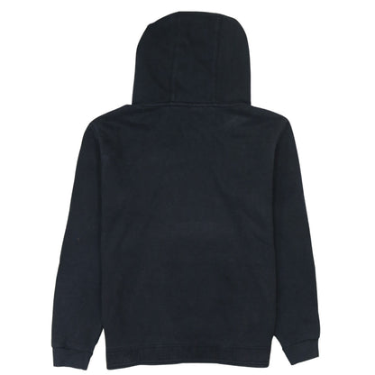 Lonsdale Women’s Black Pullover Hoodie UK 12 Logo Print