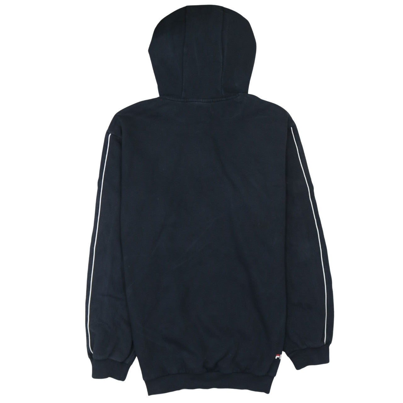 Mens UK Size S FILA Black Pullover Hoodie