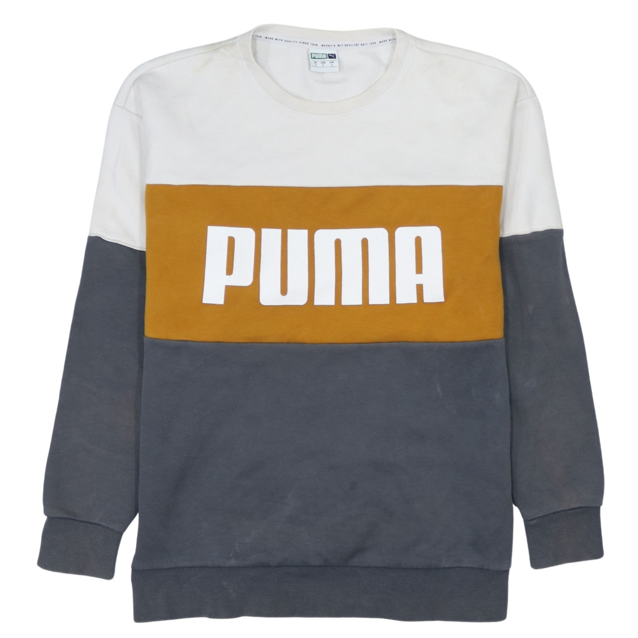 Mens UK Size S PUMA Multicoloured Pullover Sweatshirt