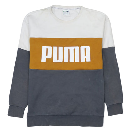 Mens UK Size S PUMA Multicoloured Pullover Sweatshirt