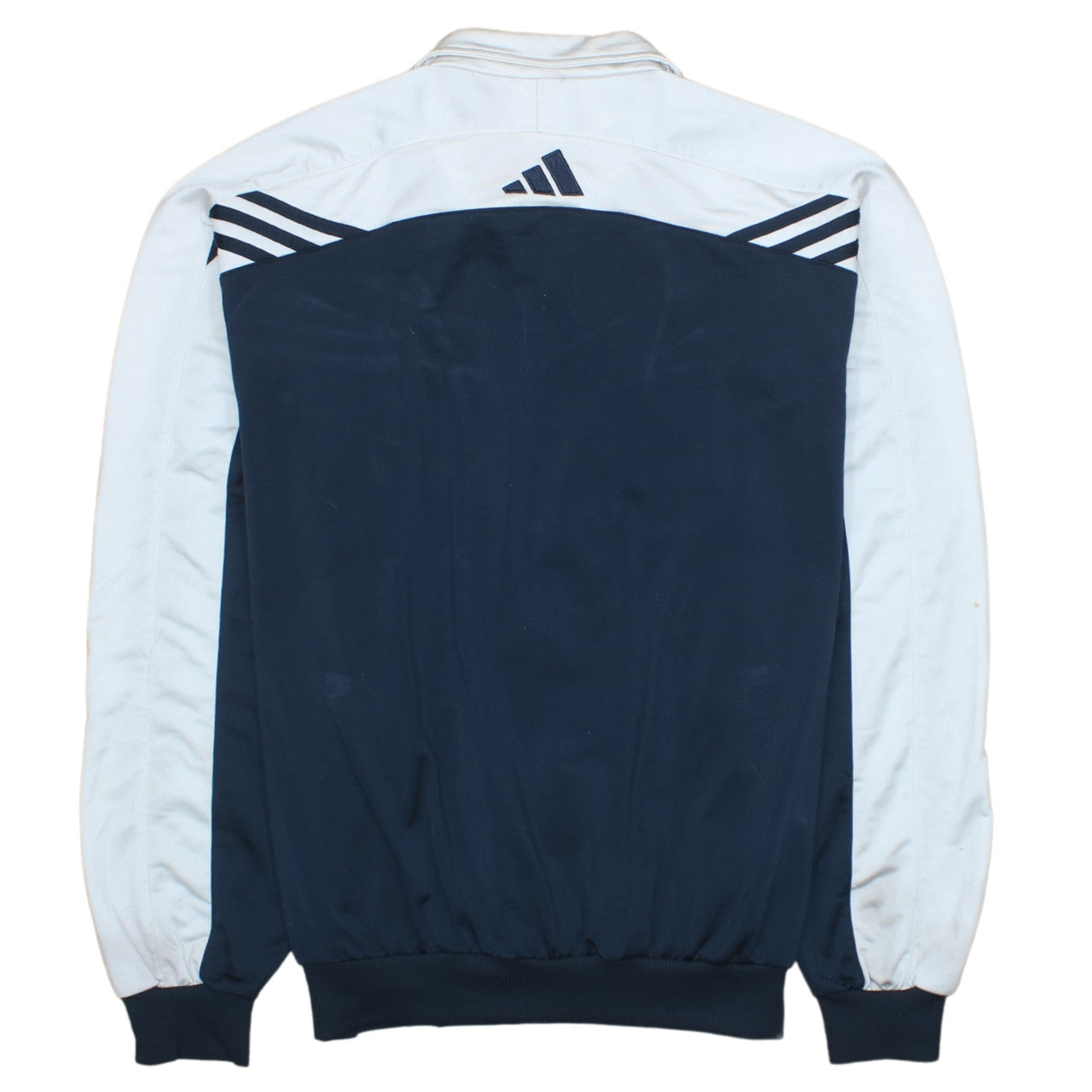 Adidas Mens Blue Medium Track Jacket Retro Colourblock Full Zip