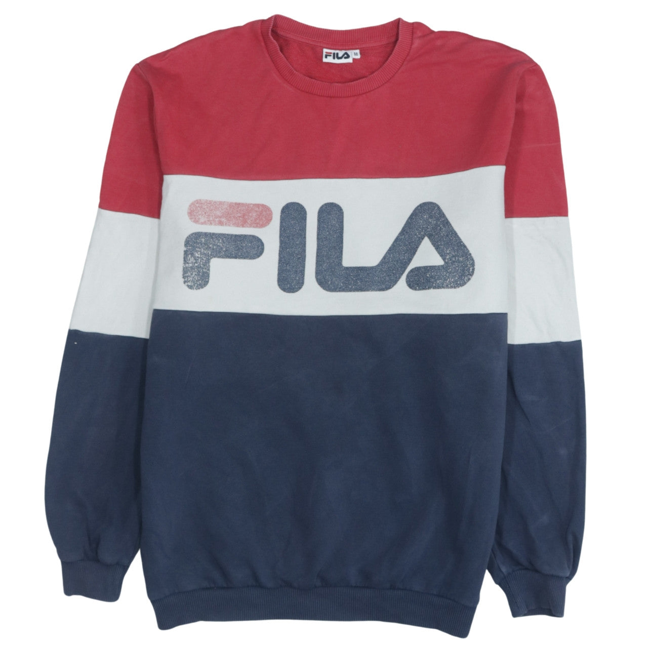 Mens UK Size M FILA Multicoloured Pullover Sweatshirt