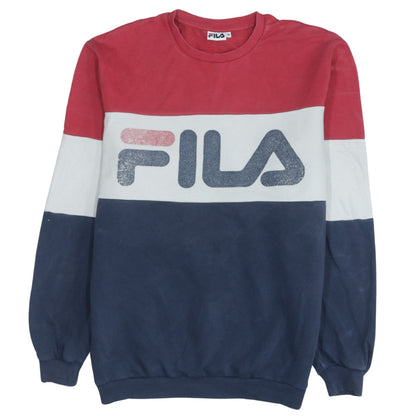 Mens UK Size M FILA Multicoloured Pullover Sweatshirt
