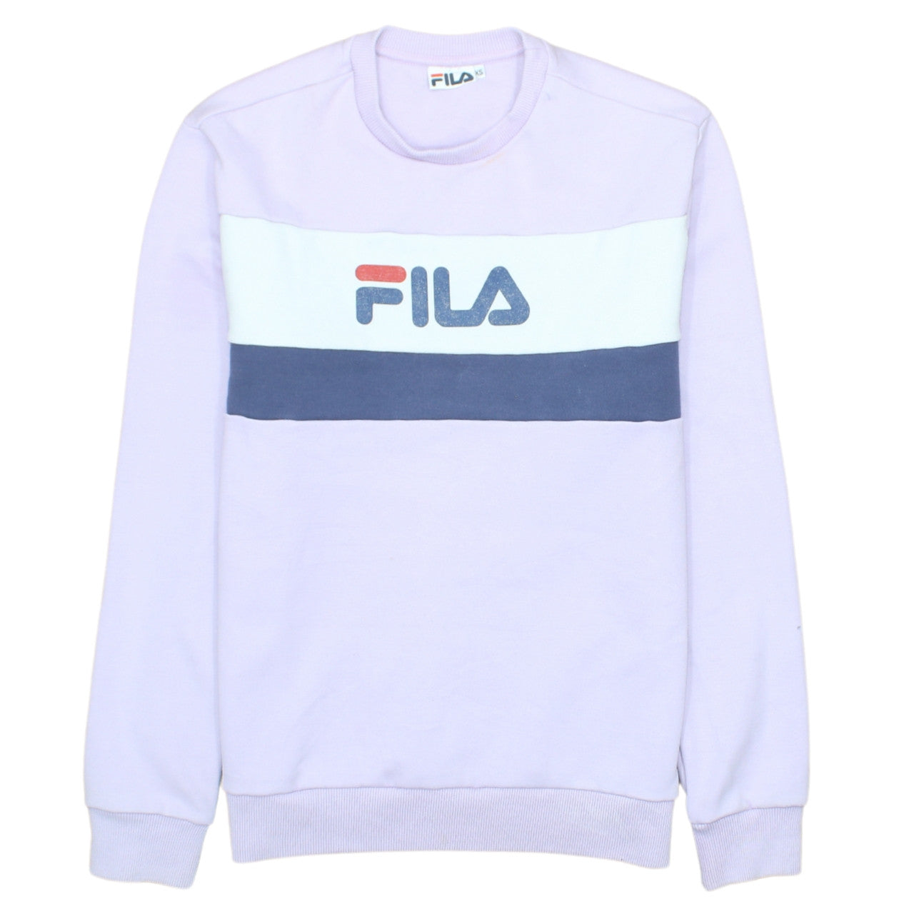 Mens UK Size XS FILA Purple Pullover Sweatshirt