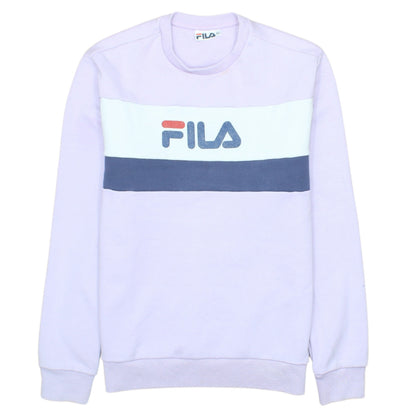 Mens UK Size XS FILA Purple Pullover Sweatshirt