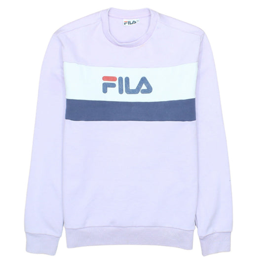 Mens UK Size XS FILA Purple Pullover Sweatshirt