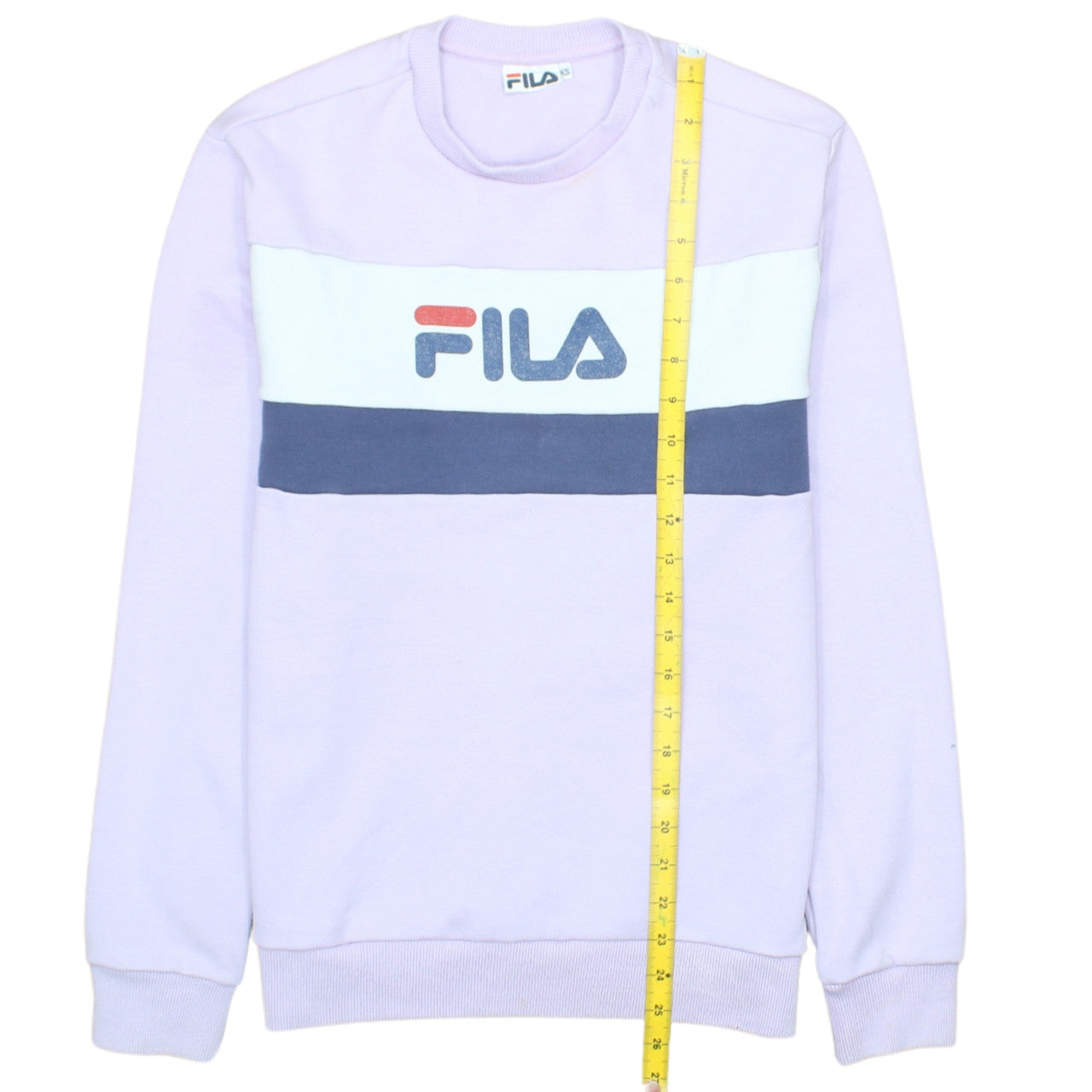 Mens UK Size XS FILA Purple Pullover Sweatshirt