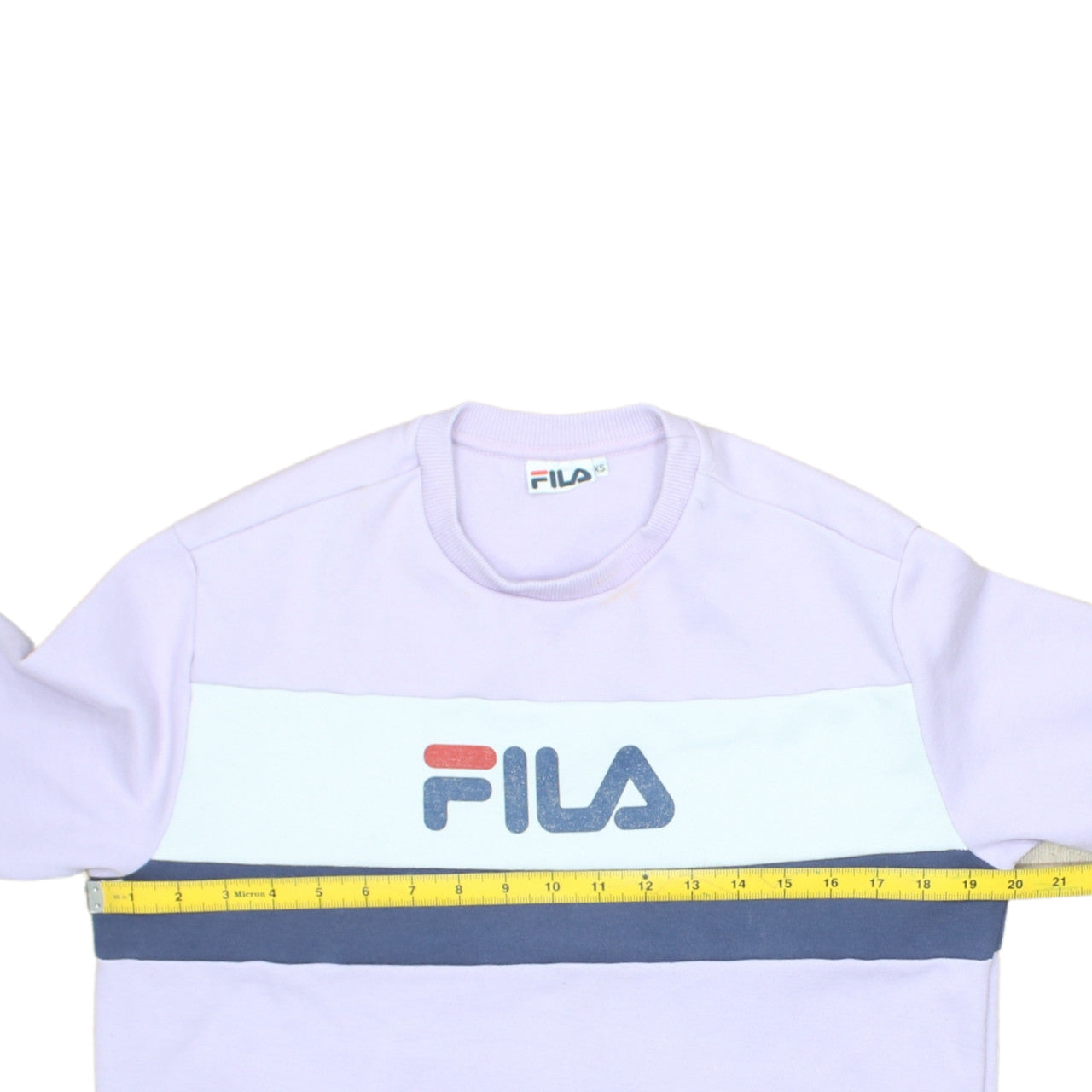 Mens UK Size XS FILA Purple Pullover Sweatshirt