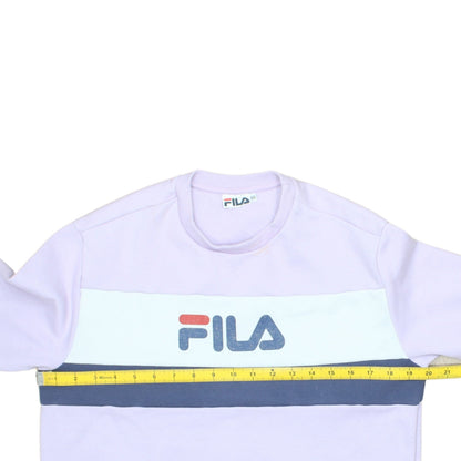 Mens UK Size XS FILA Purple Pullover Sweatshirt