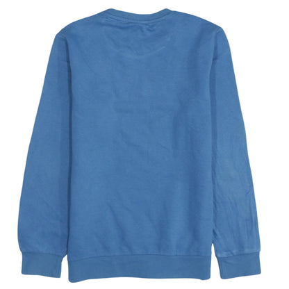 Champion Boys Blue Logo Sweatshirt Pullover 11-12 Years Crew Neck