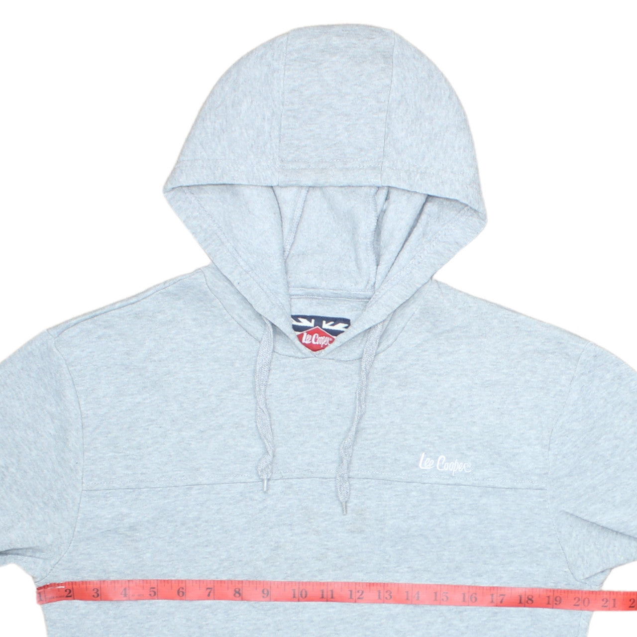 Mens UK Size S Lee Cooper Grey Pullover Hoodie