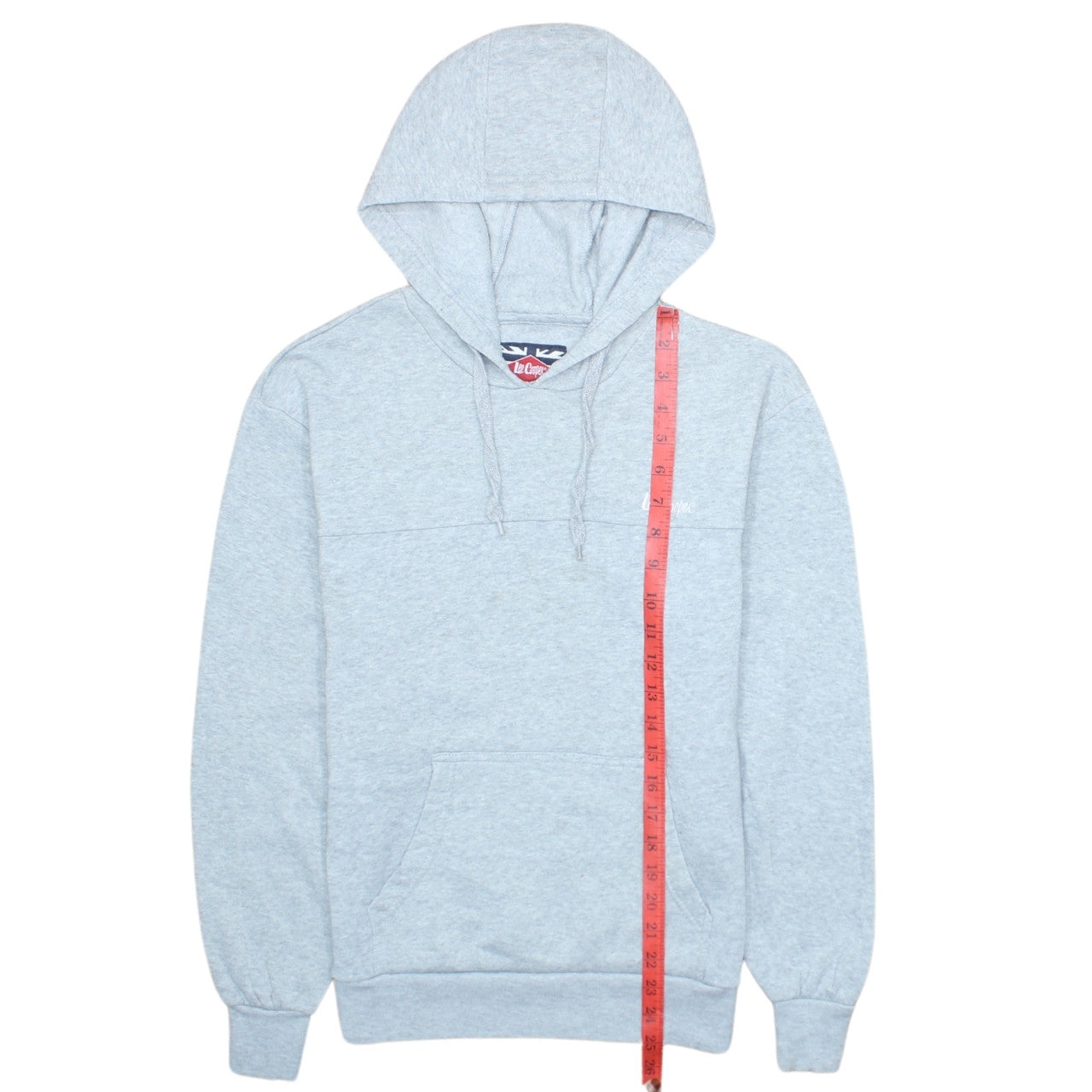 Mens UK Size S Lee Cooper Grey Pullover Hoodie