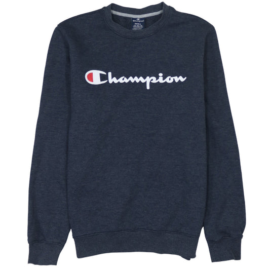 Mens UK Size S Champion Blue Pullover Sweatshirt