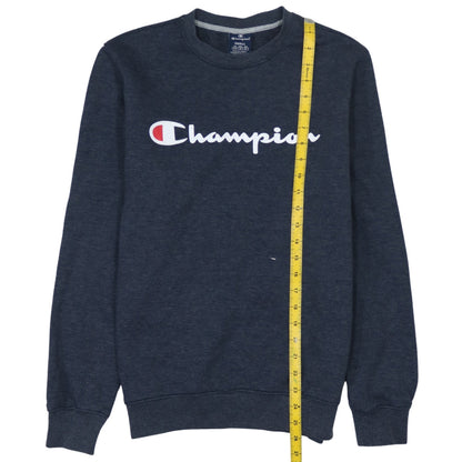 Mens UK Size S Champion Blue Pullover Sweatshirt