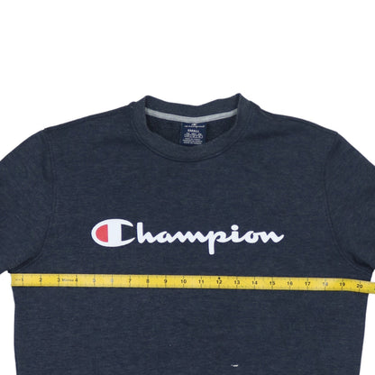 Mens UK Size S Champion Blue Pullover Sweatshirt