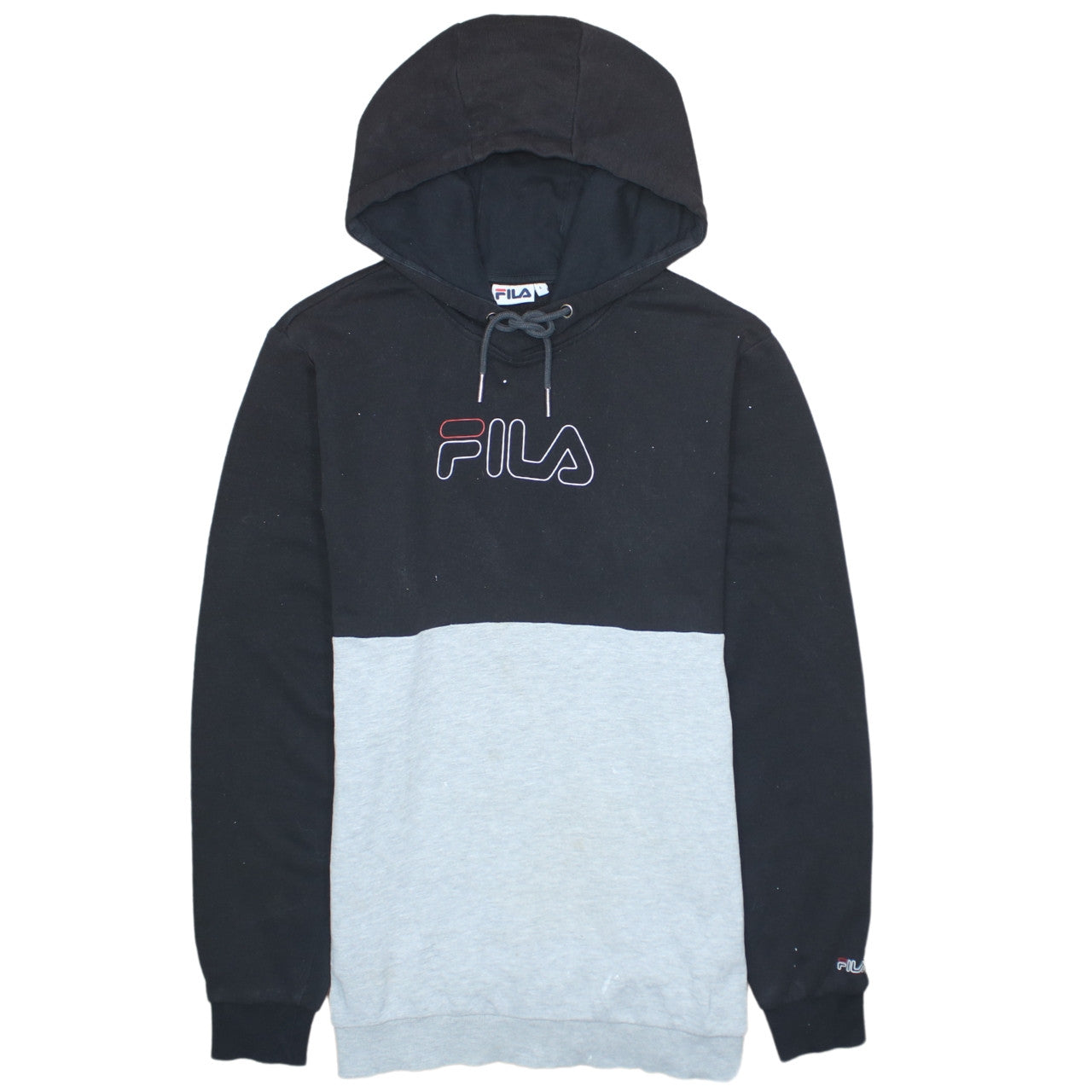 Mens UK Size L FILA Multicoloured Pullover Hoodie