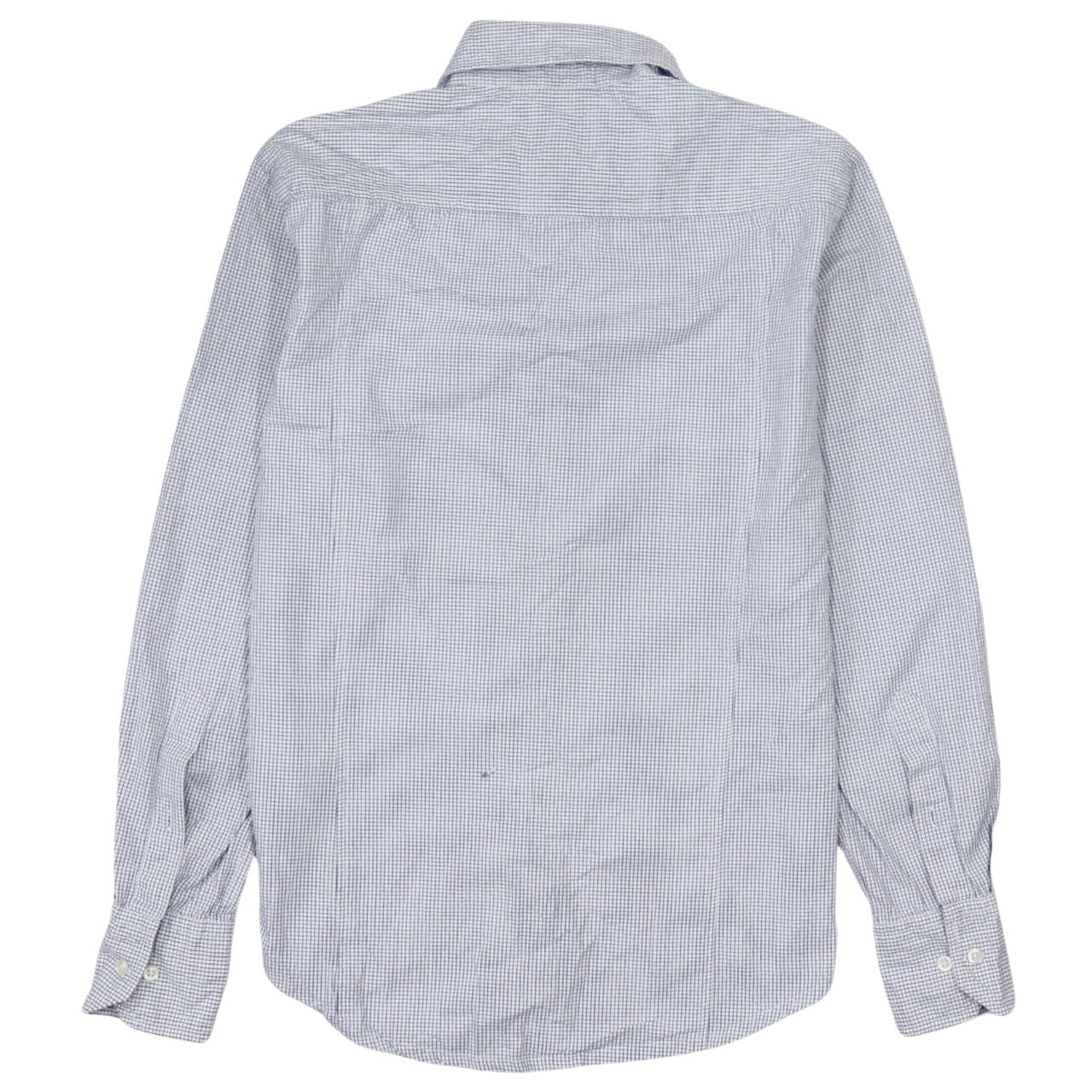 Robe Di Kappa Mens XS Blue Check Button-Up Long Sleeve Shirt
