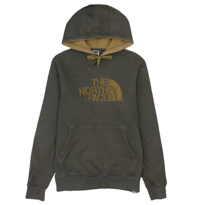 The North Face Men's Green Pullover Hoodie Small Logo Outdoor