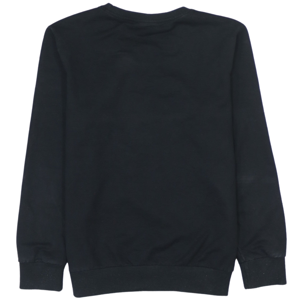 Adidas Men Black L Pullover Sweatshirt Long Sleeve Crew Neck