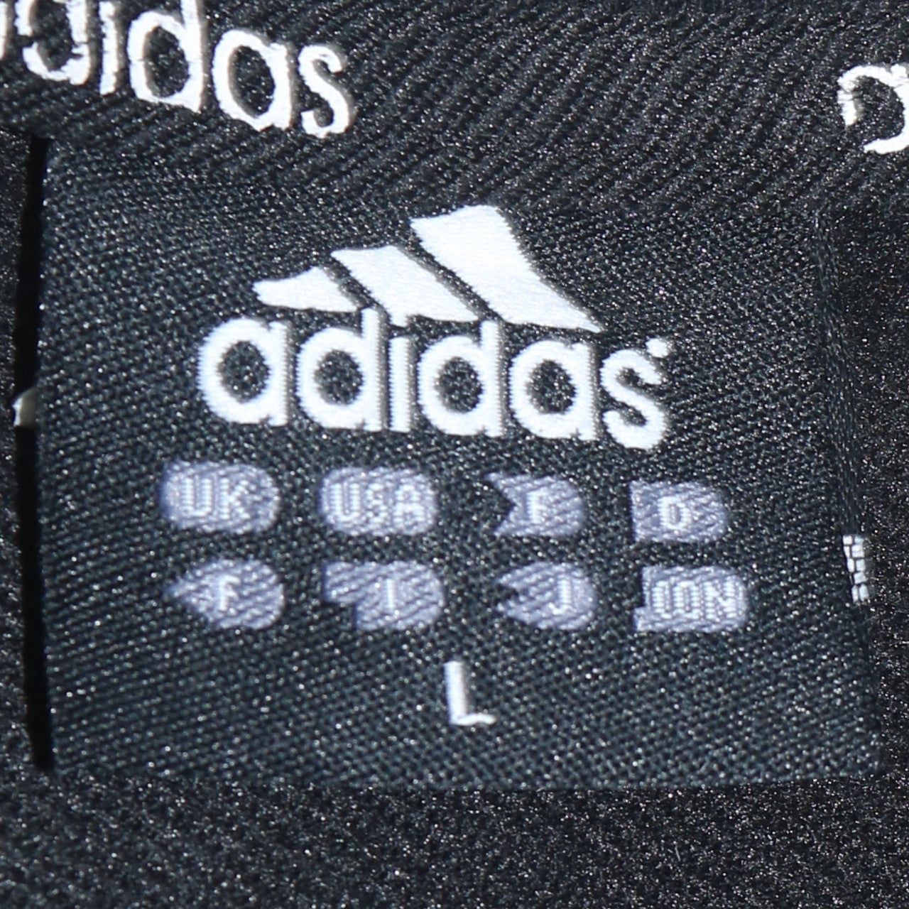 Adidas Men Black L Pullover Sweatshirt Long Sleeve Crew Neck