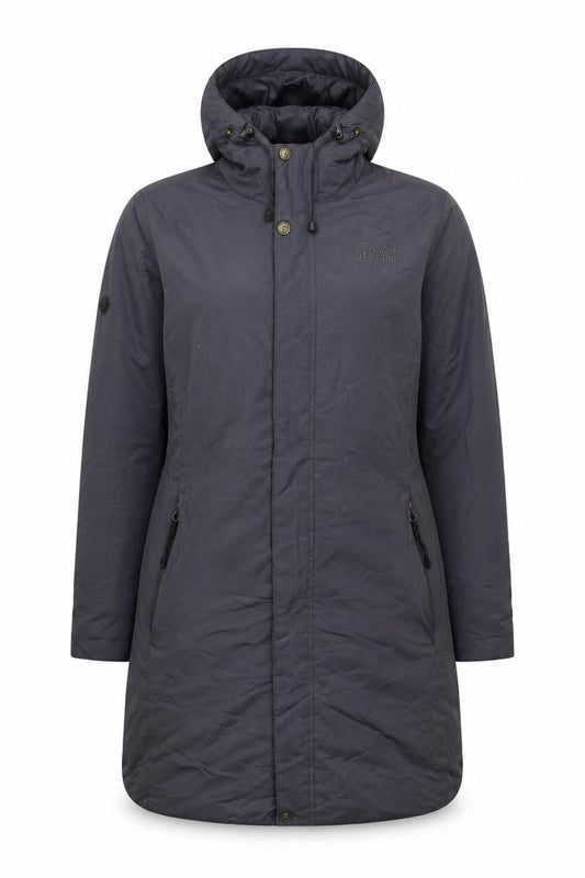 Womens UK Size 8 North Ridge Grey Puffer Jacket