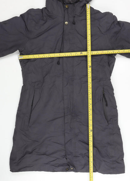 Womens UK Size 8 North Ridge Grey Puffer Jacket