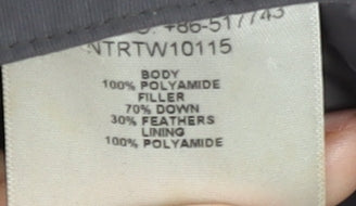 Womens UK Size 8 North Ridge Grey Puffer Jacket
