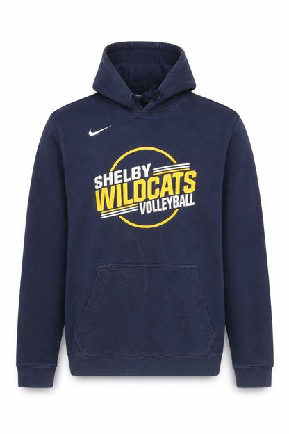 Mens UK Size M Nike Blue Pullover Hoodie