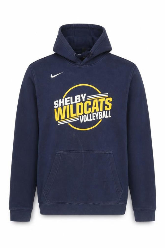 Mens UK Size M Nike Blue Pullover Hoodie