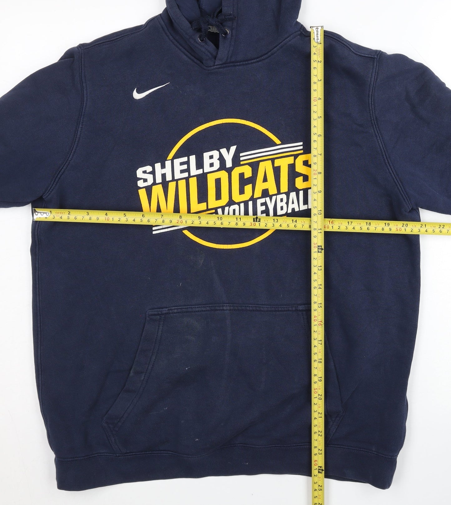 Mens UK Size M Nike Blue Pullover Hoodie
